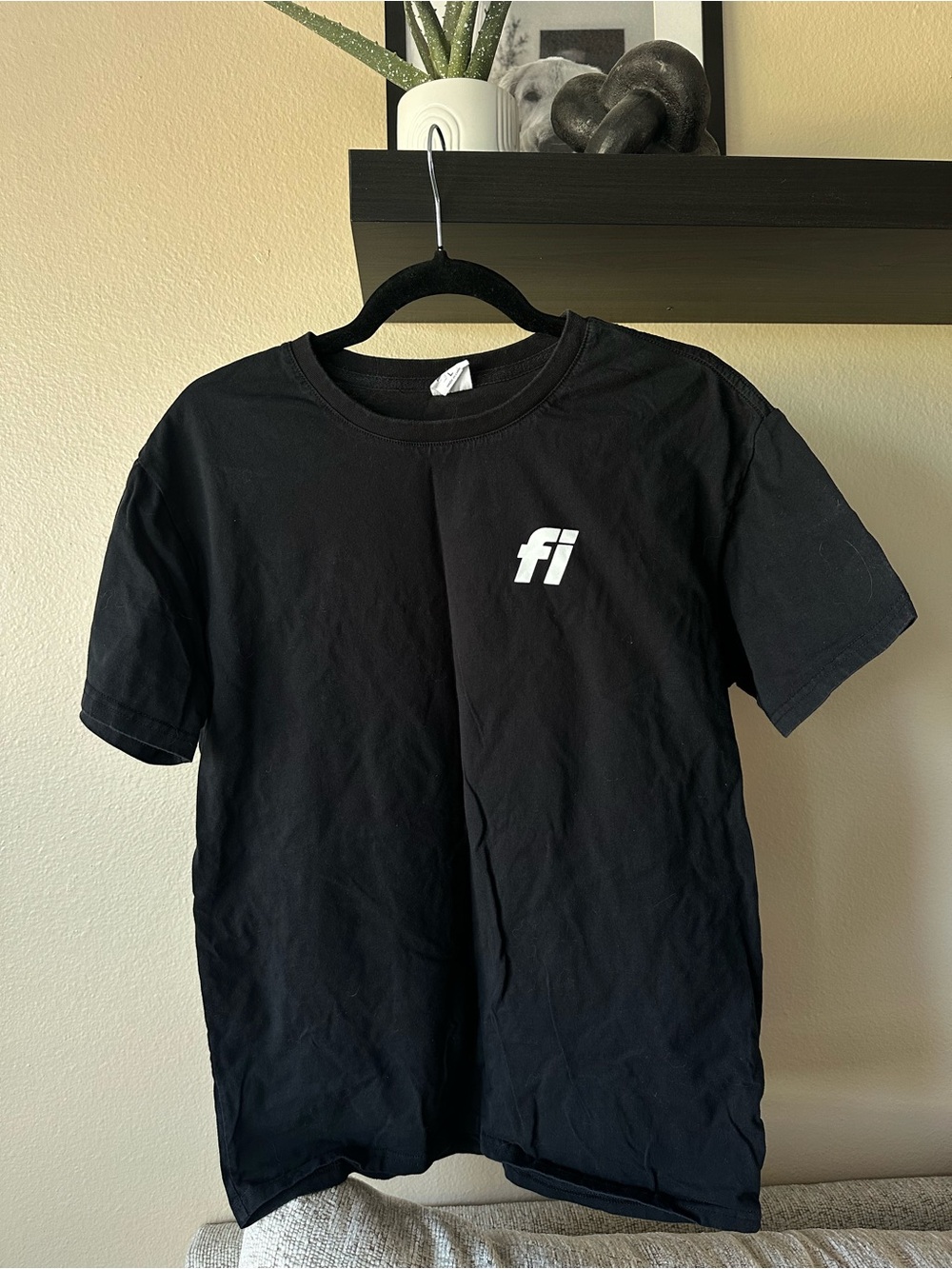 Black Short-Sleeve Men's T-Shirt